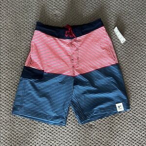 George Red, White & Blue Swim Shorts, size Small, NWT